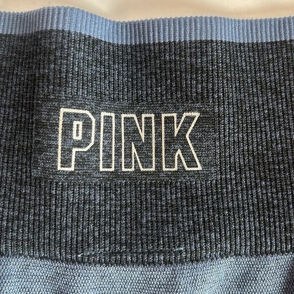 PINK Seamless Blue Two Tone Athletic Leggings Women’s Size Small - Picture 2 of 5
